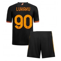 Camisa de time de futebol AS Roma Romelu Lukaku #90 Replicas 3º Equipamento Infantil 2023-24 Manga Curta (+ Calças curtas)